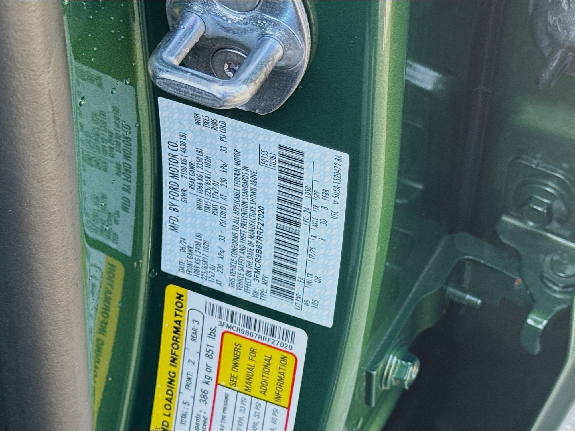 Used 2024 Ford Bronco Sport Big Bend w/ Convenience Package image 35