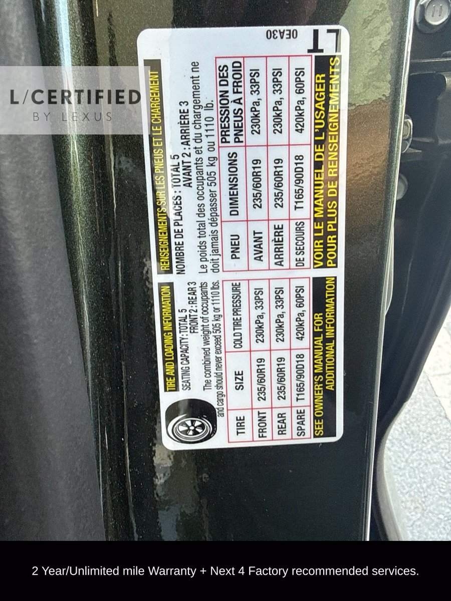 Used 2026 Lexus RX 350 Premium w/ Convenience Package FWD image 12