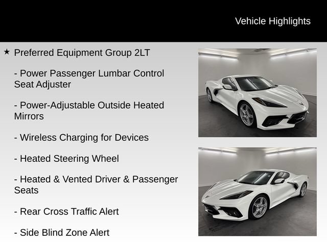 Used 2025 Chevrolet Corvette Stingray Preferred Cpe w/ Battery Protection Package RWD image 10
