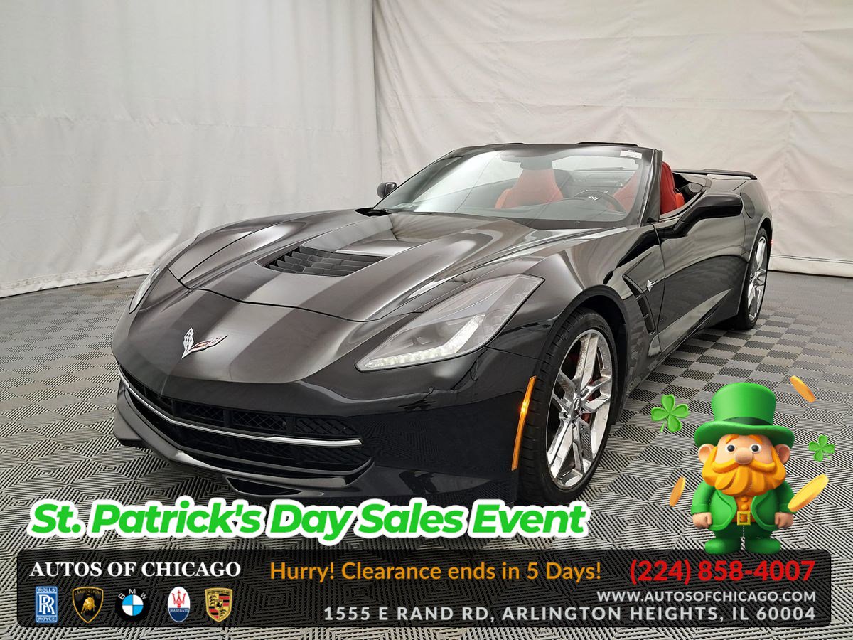Used 2018 Chevrolet Corvette Stingray Convertible w/ 1LT image 1