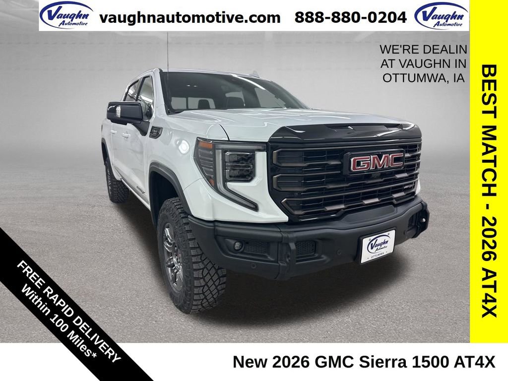 New 2026 GMC Sierra 1500 AT4X