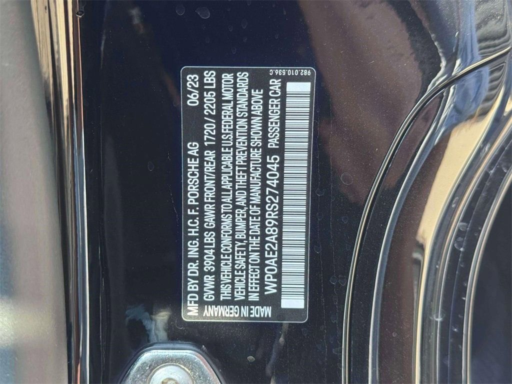 Certified 2024 Porsche 718 Cayman GT4 RS image 29