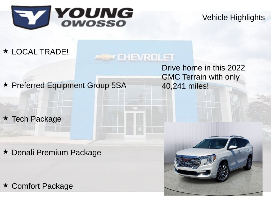 Used 2022 GMC Terrain Denali w/ Denali Premium Package AWD/4WD image 8