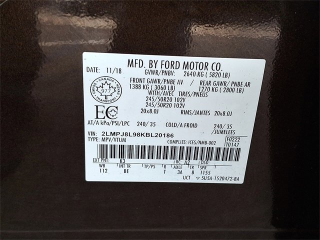 Used 2019 Lincoln Nautilus Reserve w/ Drivers Assistance Package image 28