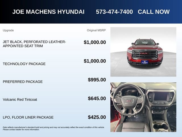 Used 2023 GMC Acadia AT4 w/ Technology Package image 4