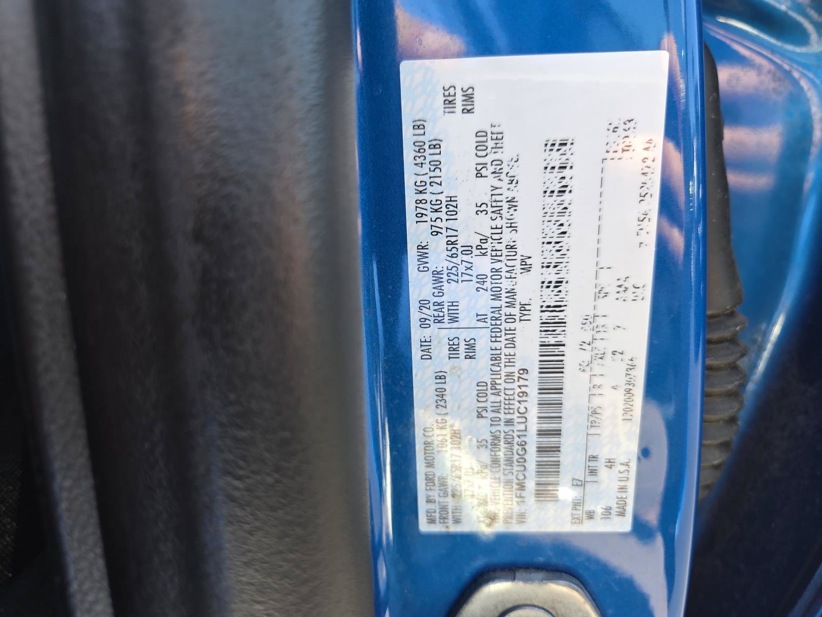Used 2020 Ford Escape SE FWD image 29