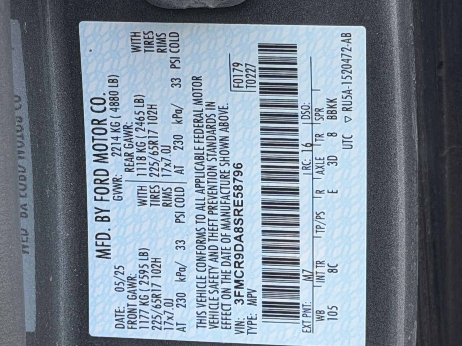 Used 2025 Ford Bronco Sport Badlands AWD/4WD image 30