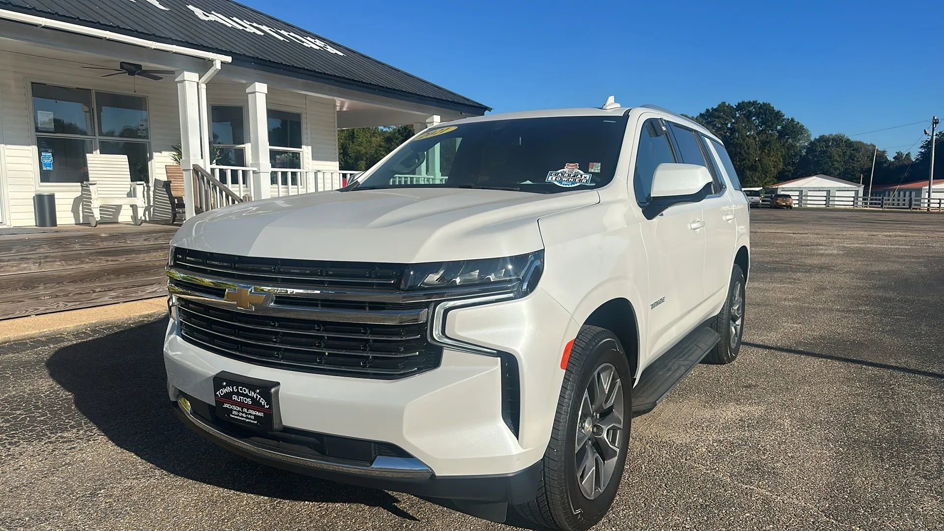 Used 2021 Chevrolet Tahoe LT w/ Rear Media and Nav Package image 1