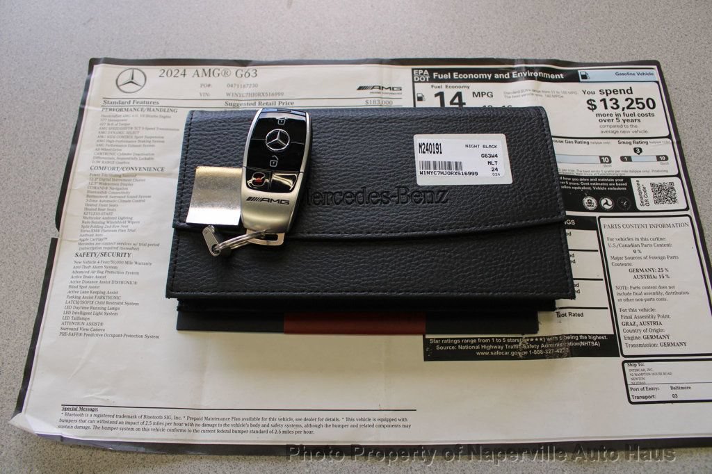 Used 2024 Mercedes-Benz G 63 AMG 4MATIC w/ Seat Comfort Package image 76