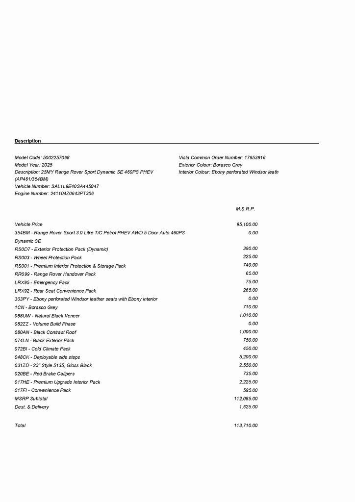 Used 2025 Land Rover Range Rover Sport Dynamic SE AWD/4WD image 3