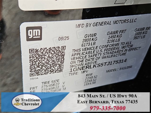 New 2026 Chevrolet Traverse RS w/ LPO, Floor Liner Package image 34