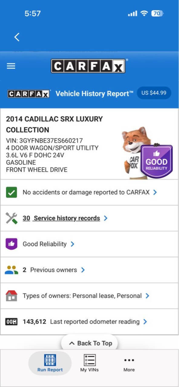 Used 2014 Cadillac SRX Luxury w/ Driver Awareness Package image 31