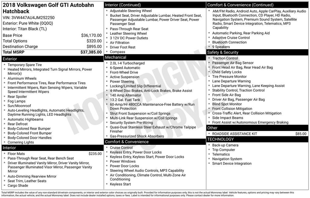 Used 2018 Volkswagen GTI Autobahn image 5