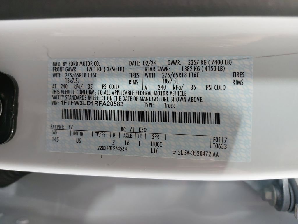 Used 2024 Ford F150 XLT w/ Equipment Group 302A MID image 35