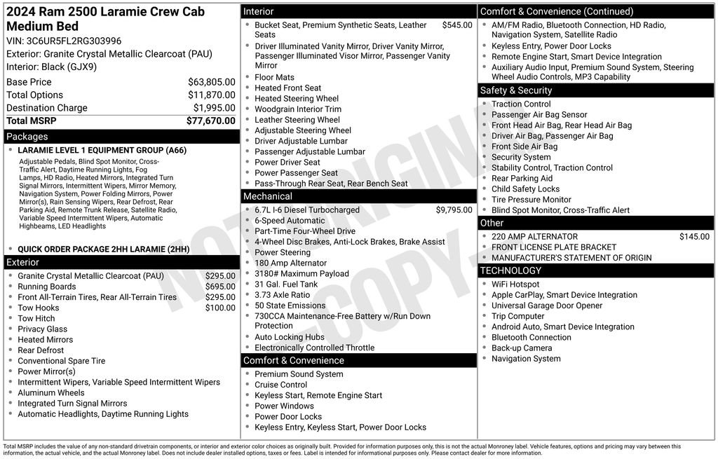 Used 2024 RAM 2500 Laramie image 16