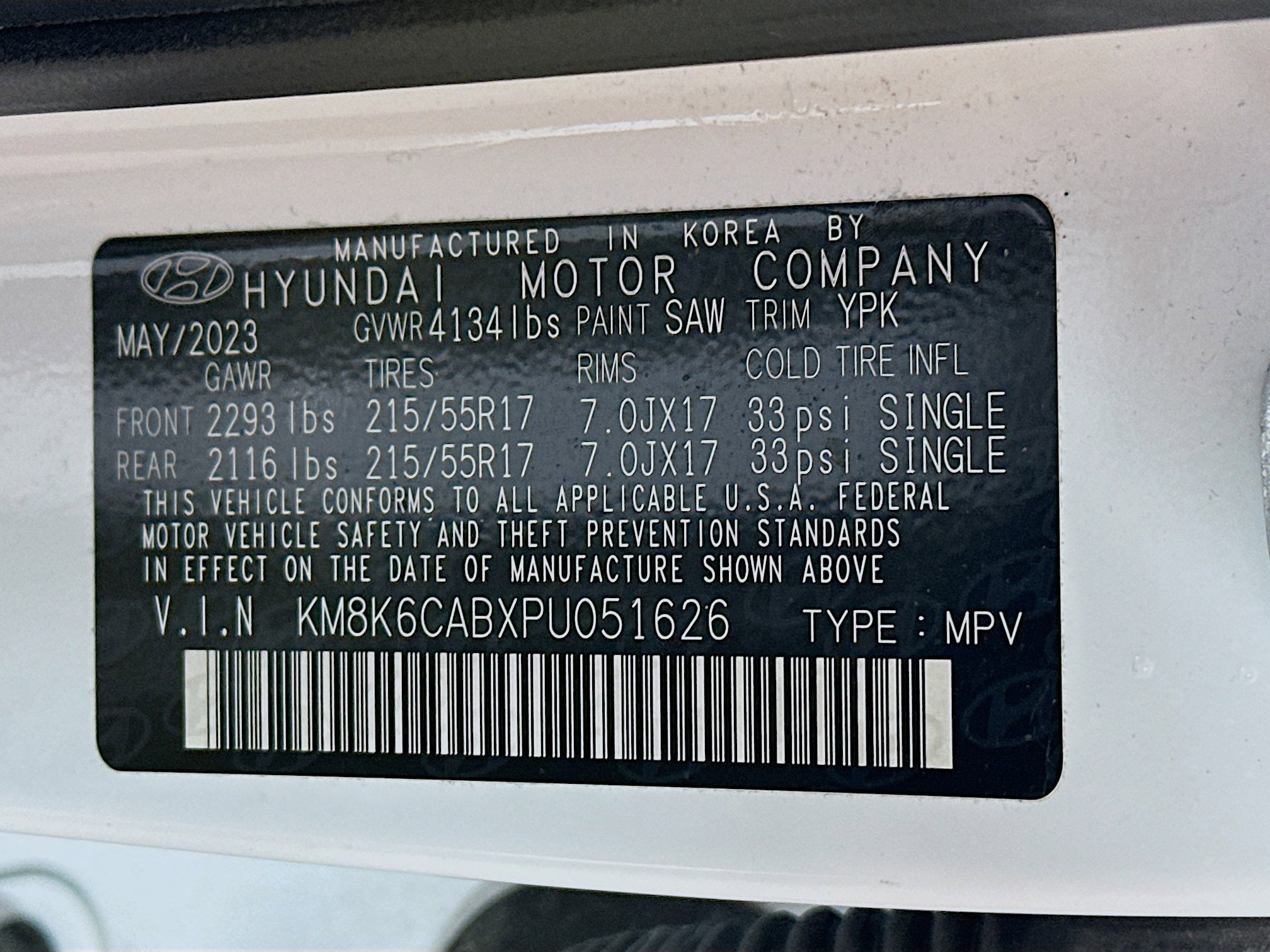 Certified 2023 Hyundai Kona SEL AWD/4WD image 29