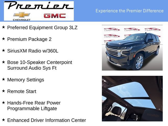 Used 2022 Chevrolet Tahoe High Country w/ Premium Package 2 image 2