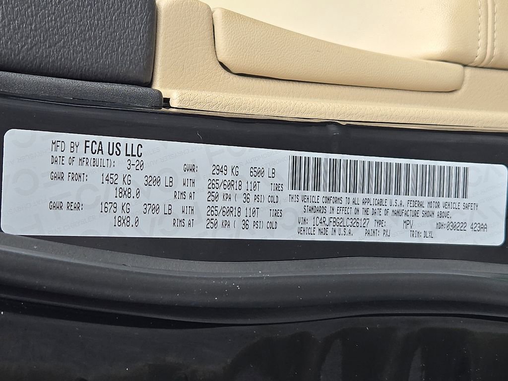 Used 2020 Jeep Grand Cherokee Limited w/ Luxury Group II image 28