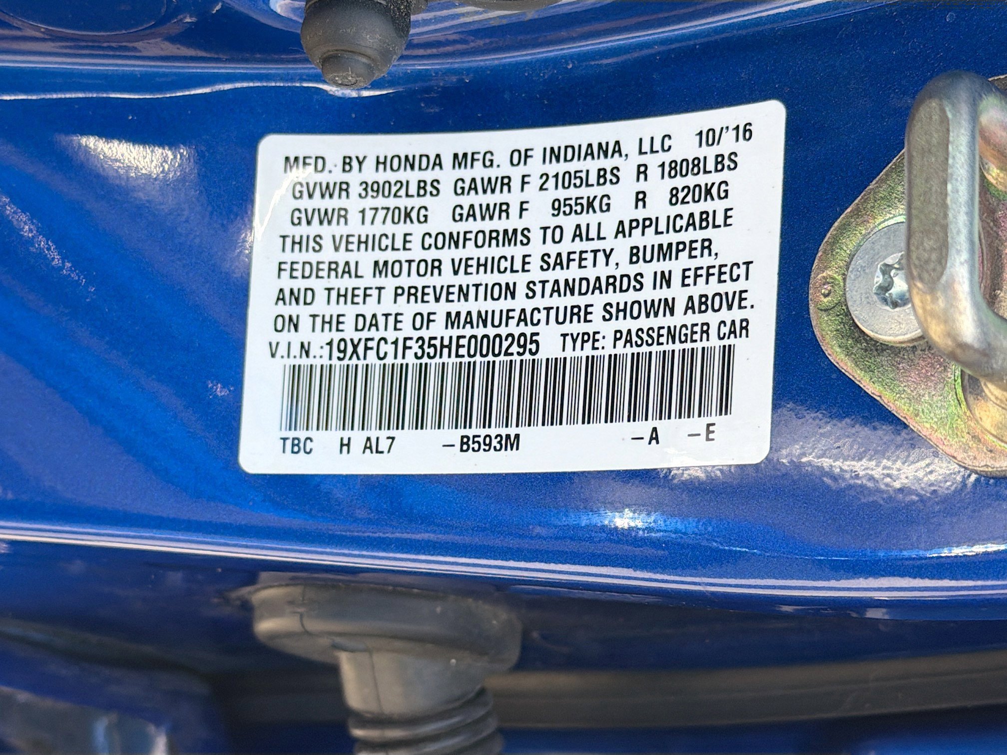 Used 2017 Honda Civic EX-T image 41