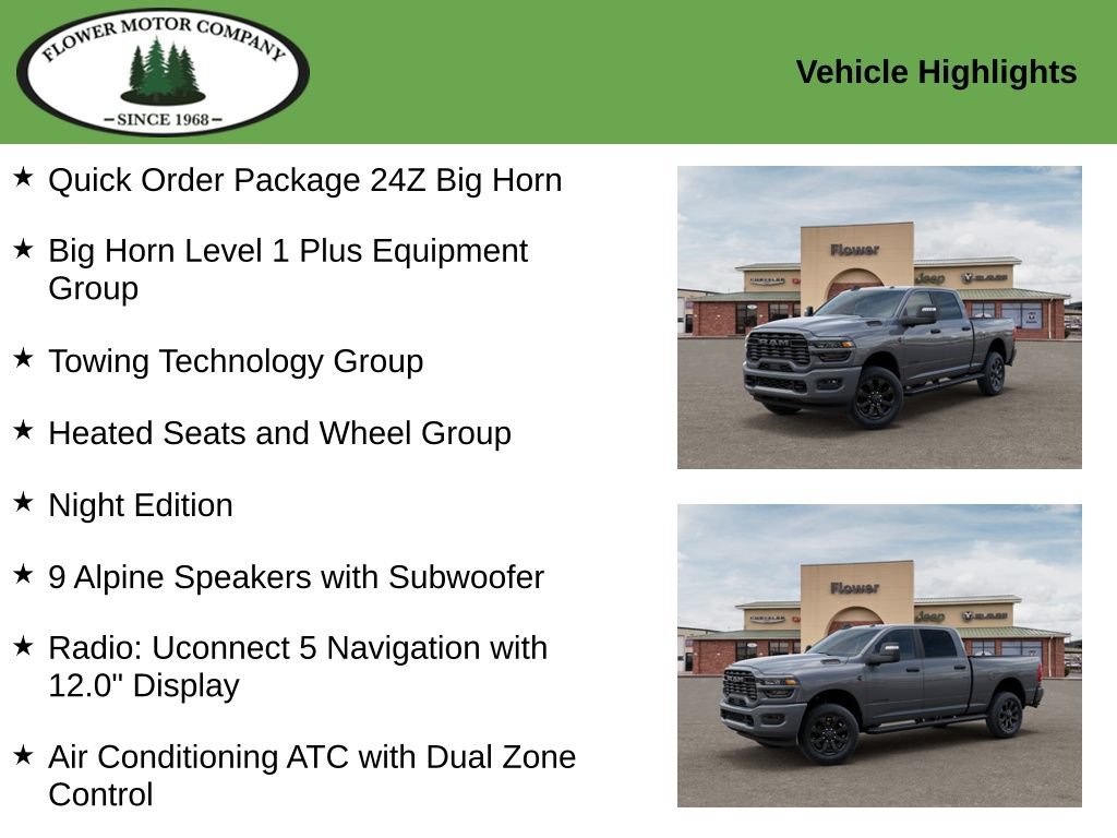 New 2026 RAM 2500 Big Horn AWD/4WD image 2