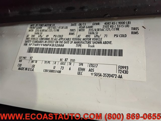 Used 2015 Ford Transit 250 130 Low Roof RWD image 16