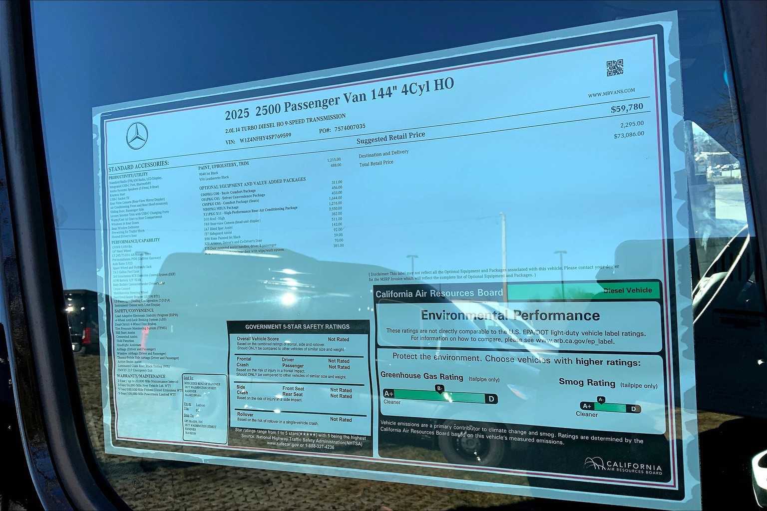 New 2025 Mercedes-Benz Sprinter 2500 image 17