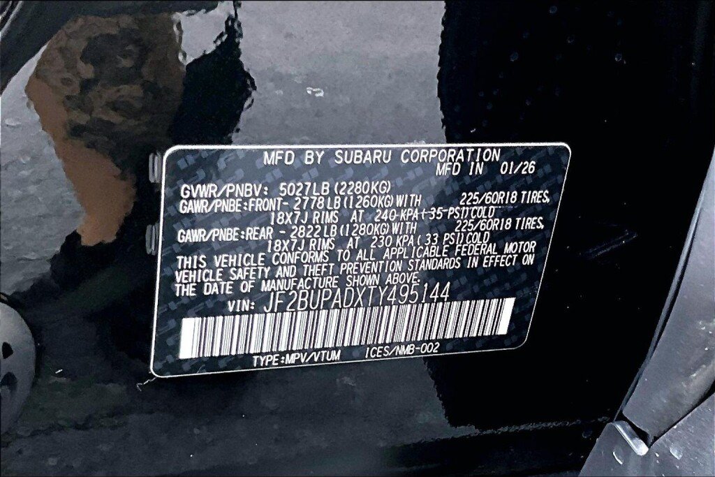 Certified 2026 Subaru Outback Premium w/ Premium/Limited Package AWD/4WD image 19
