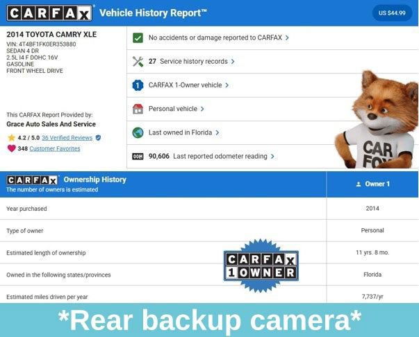 Used 2014 Toyota Camry XLE image 10