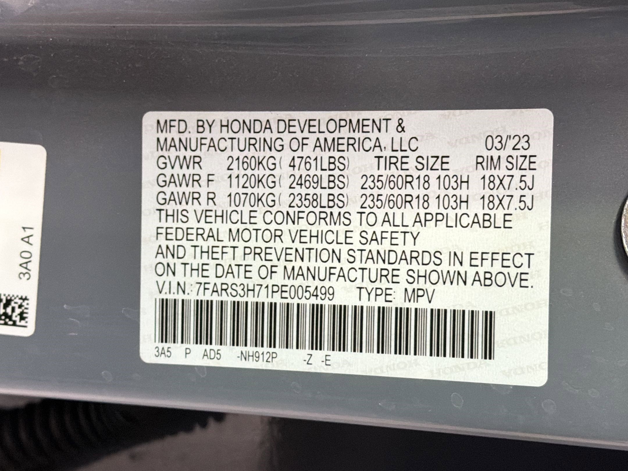 Certified 2023 Honda CR-V EX-L image 21