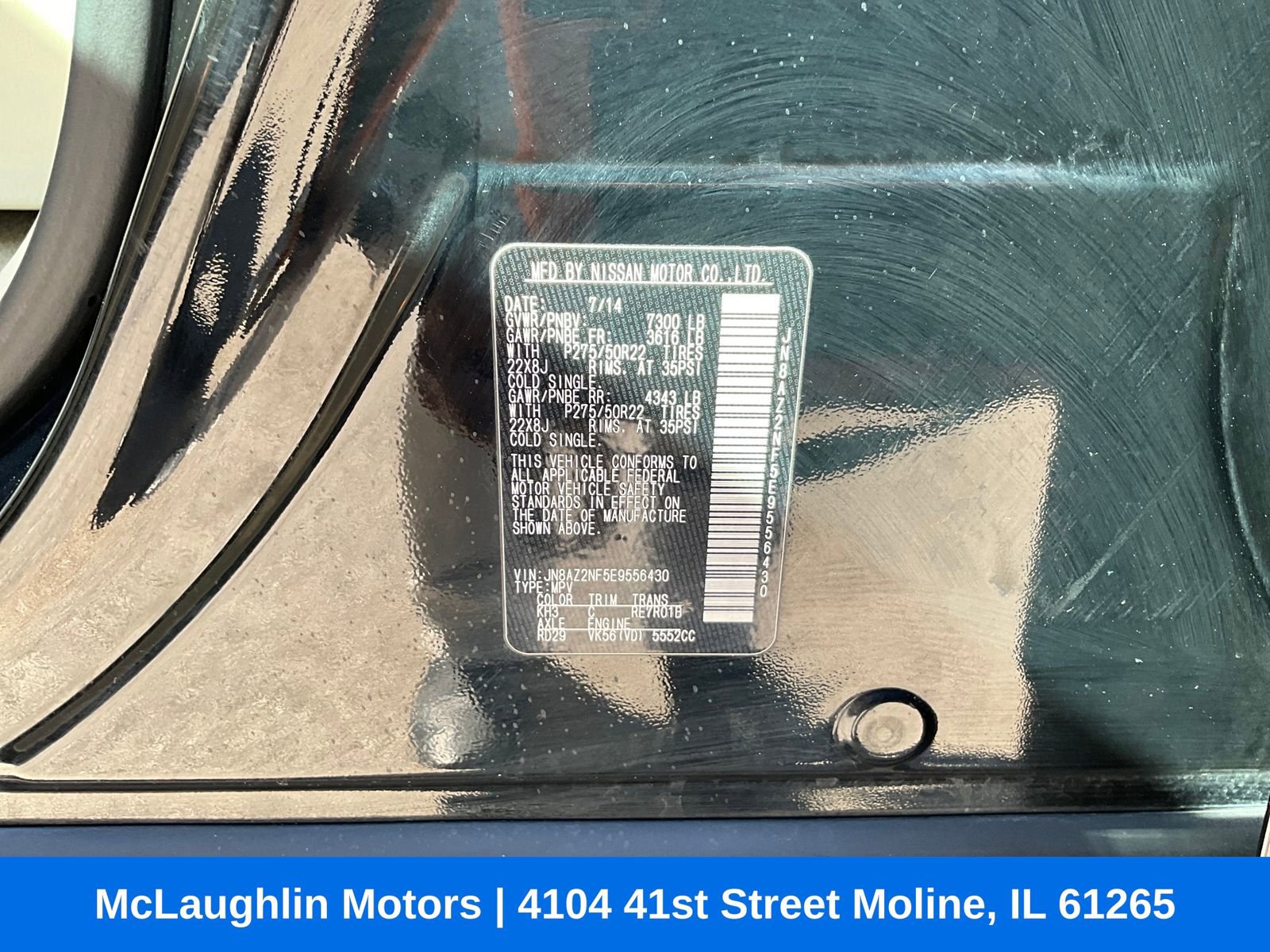 Used 2014 INFINITI QX80 2WD w/ Theater Package image 20