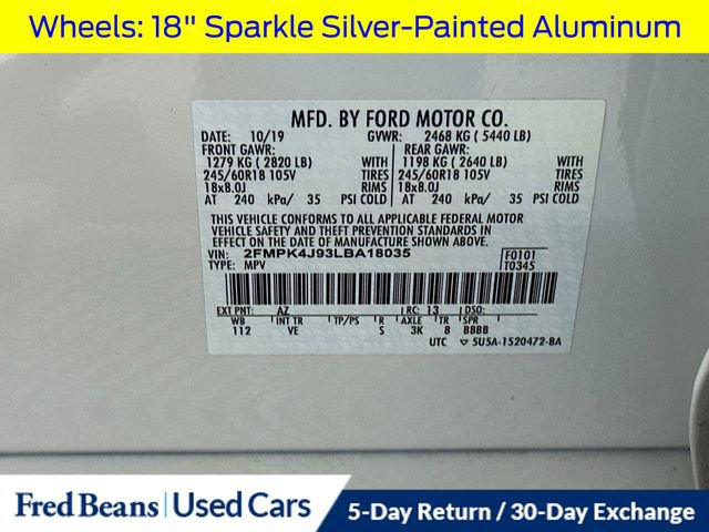 Certified 2020 Ford Edge SEL w/ Convenience Package image 37