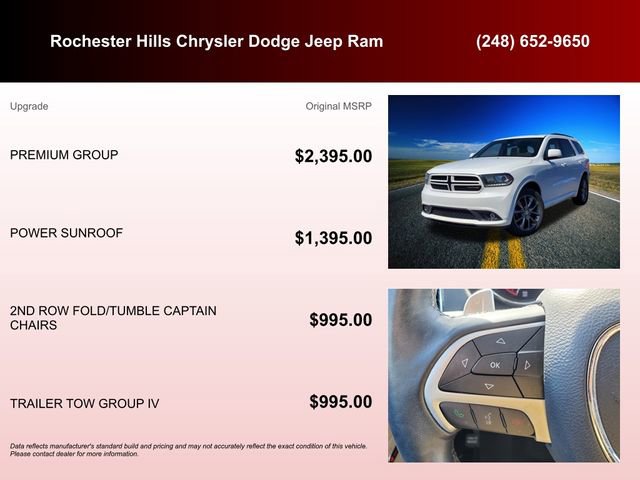 Certified 2017 Dodge Durango GT w/ Premium Group image 6
