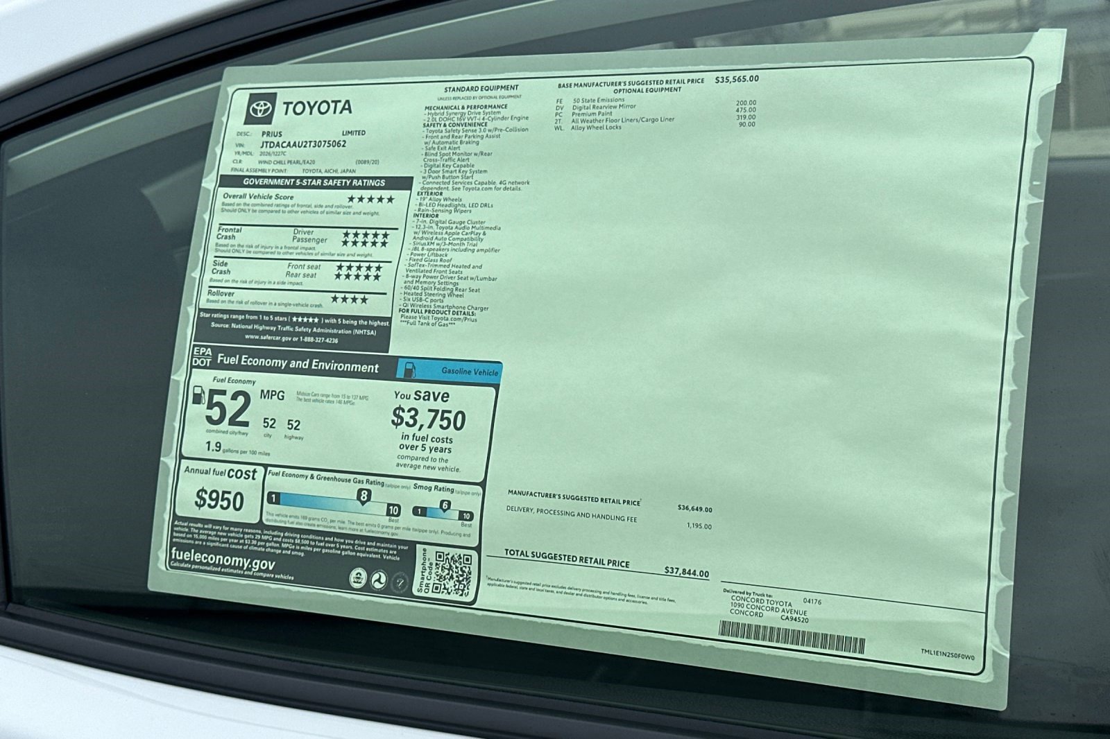 New 2026 Toyota Prius LE image 29