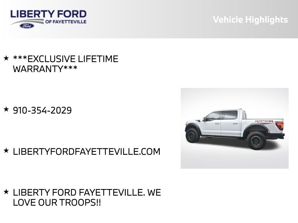 Certified 2025 Ford F150 Raptor AWD/4WD image 5