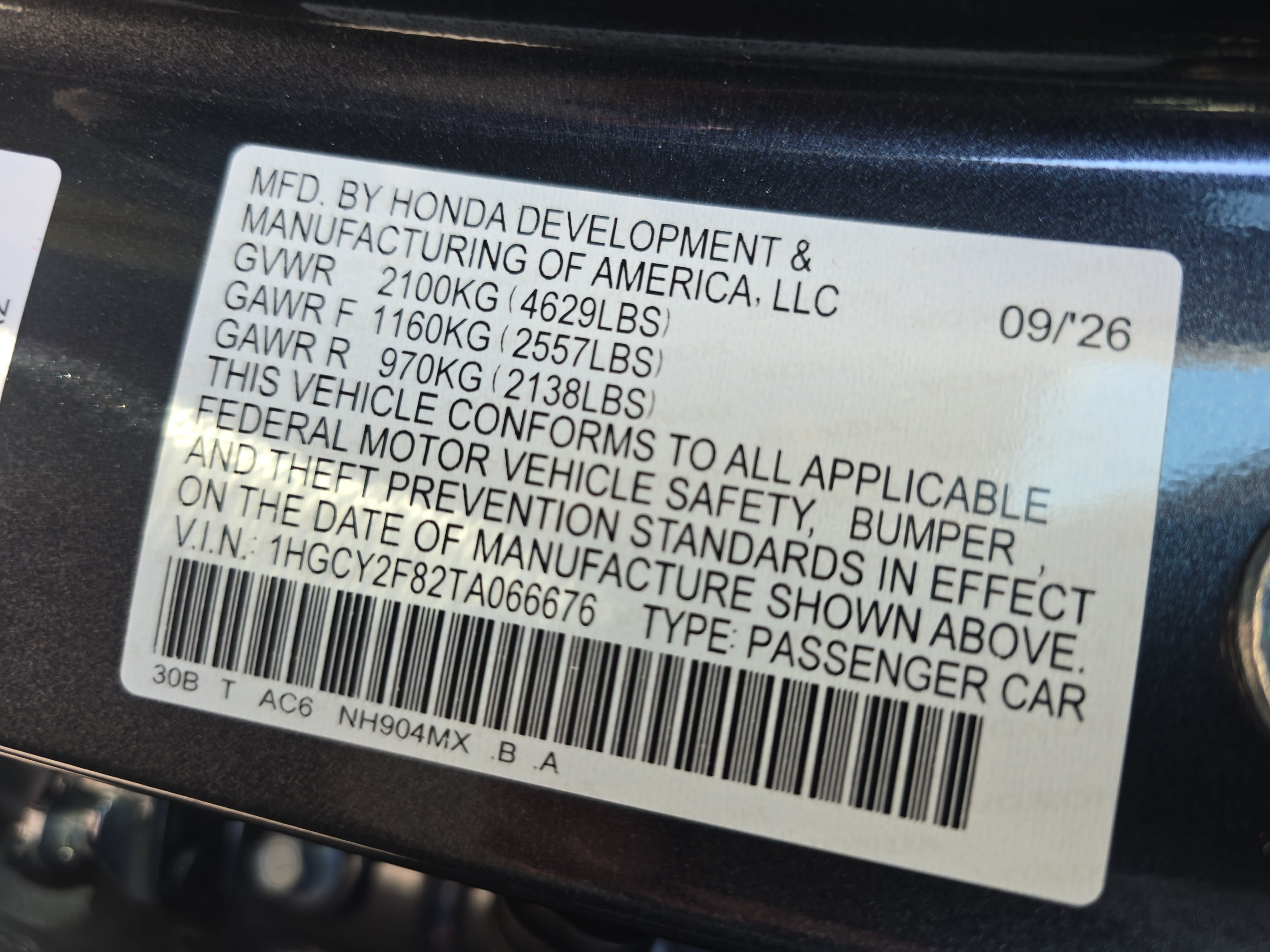 New 2026 Honda Accord Touring image 32