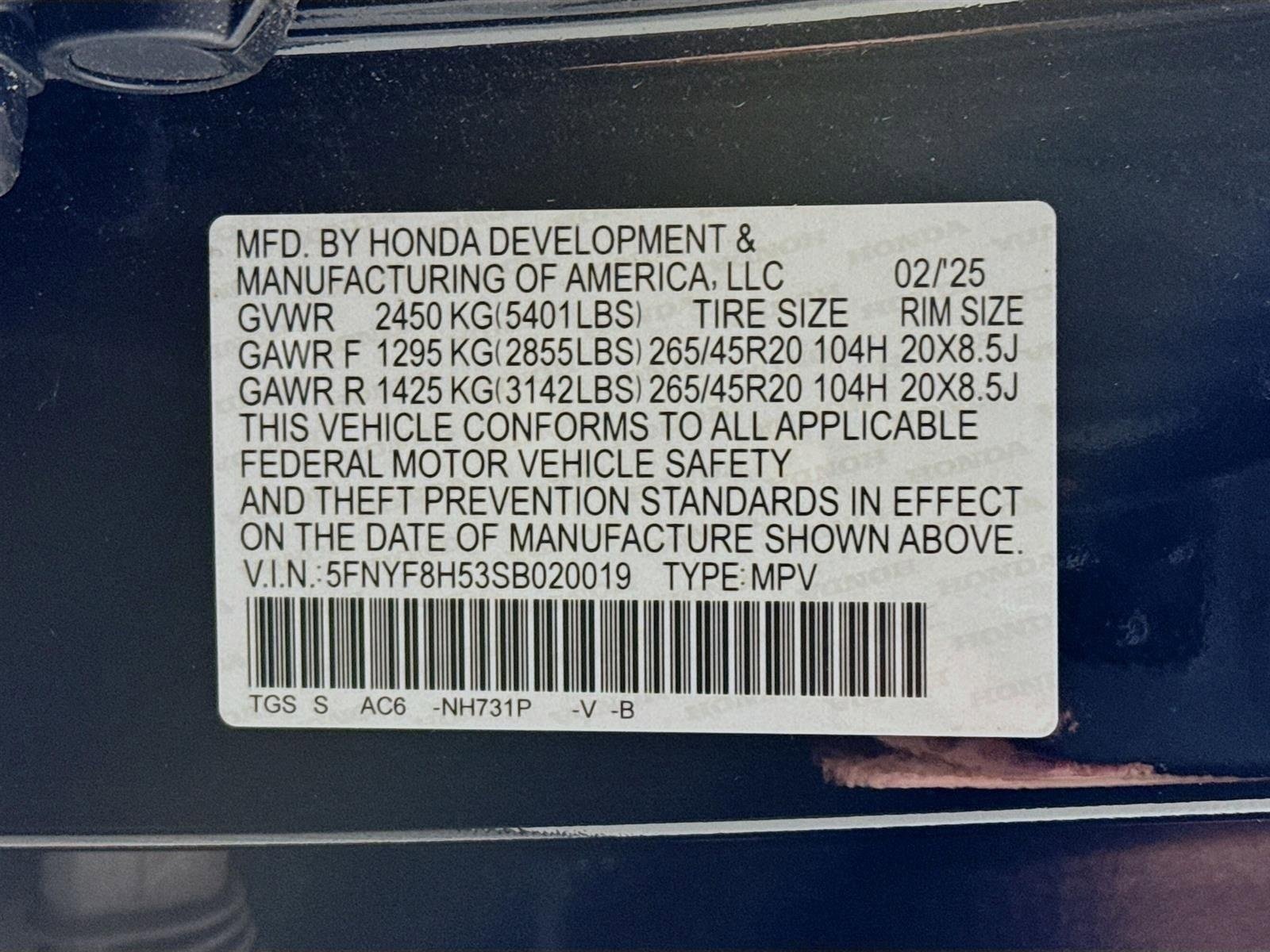 Used 2025 Honda Passport EX-L image 33