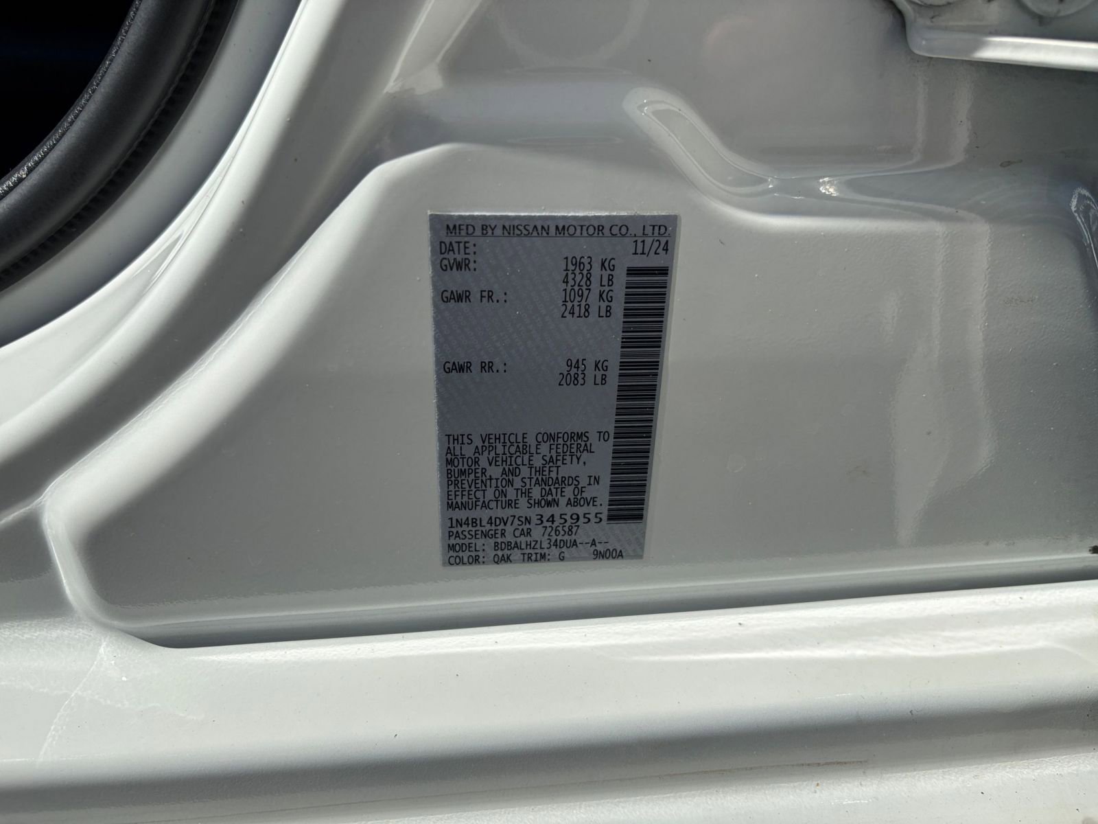 Used 2025 Nissan Altima 2.5 SV FWD image 29