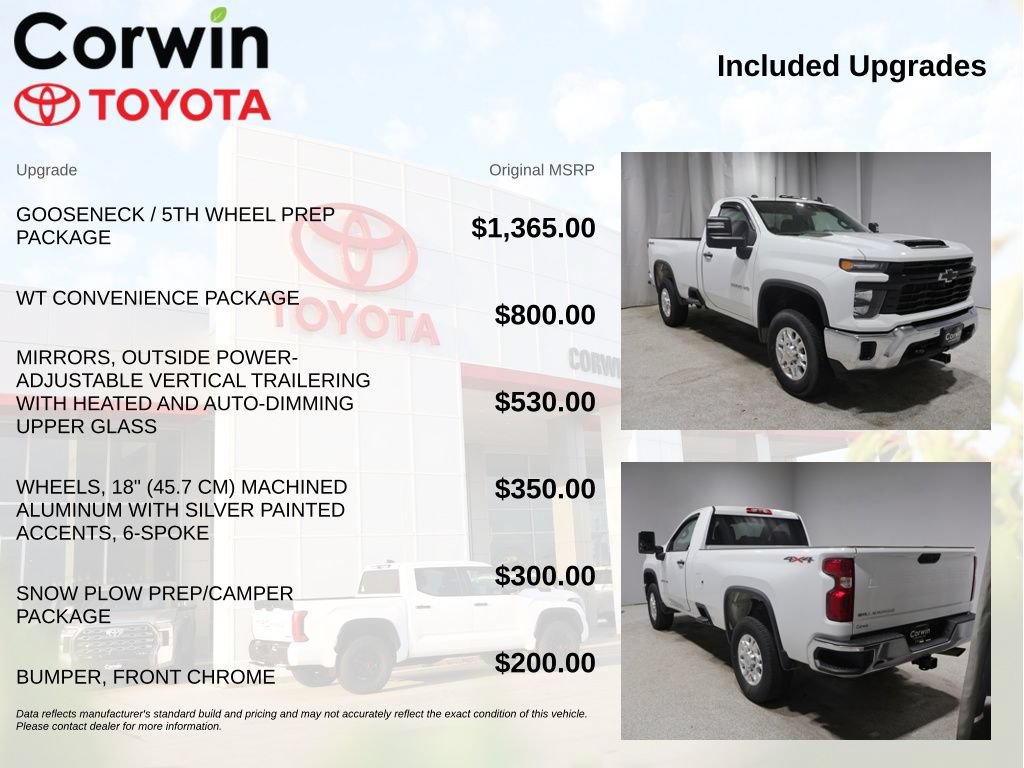 Used 2024 Chevrolet Silverado 3500 W/T AWD/4WD image 4