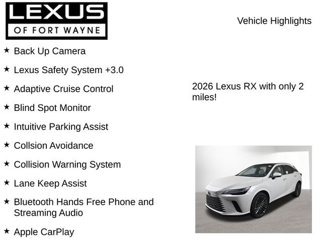 New 2026 Lexus RX 350 AWD image 7