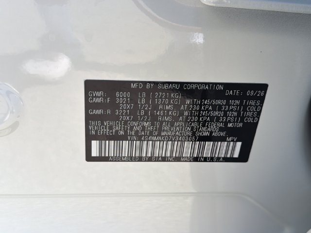 New 2027 Subaru Ascent Touring AWD/4WD image 26
