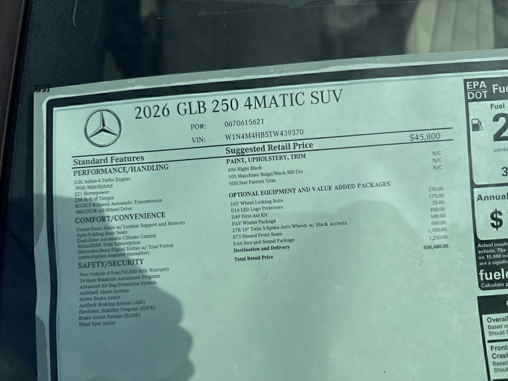 New 2026 Mercedes-Benz GLB 250 4MATIC image 10