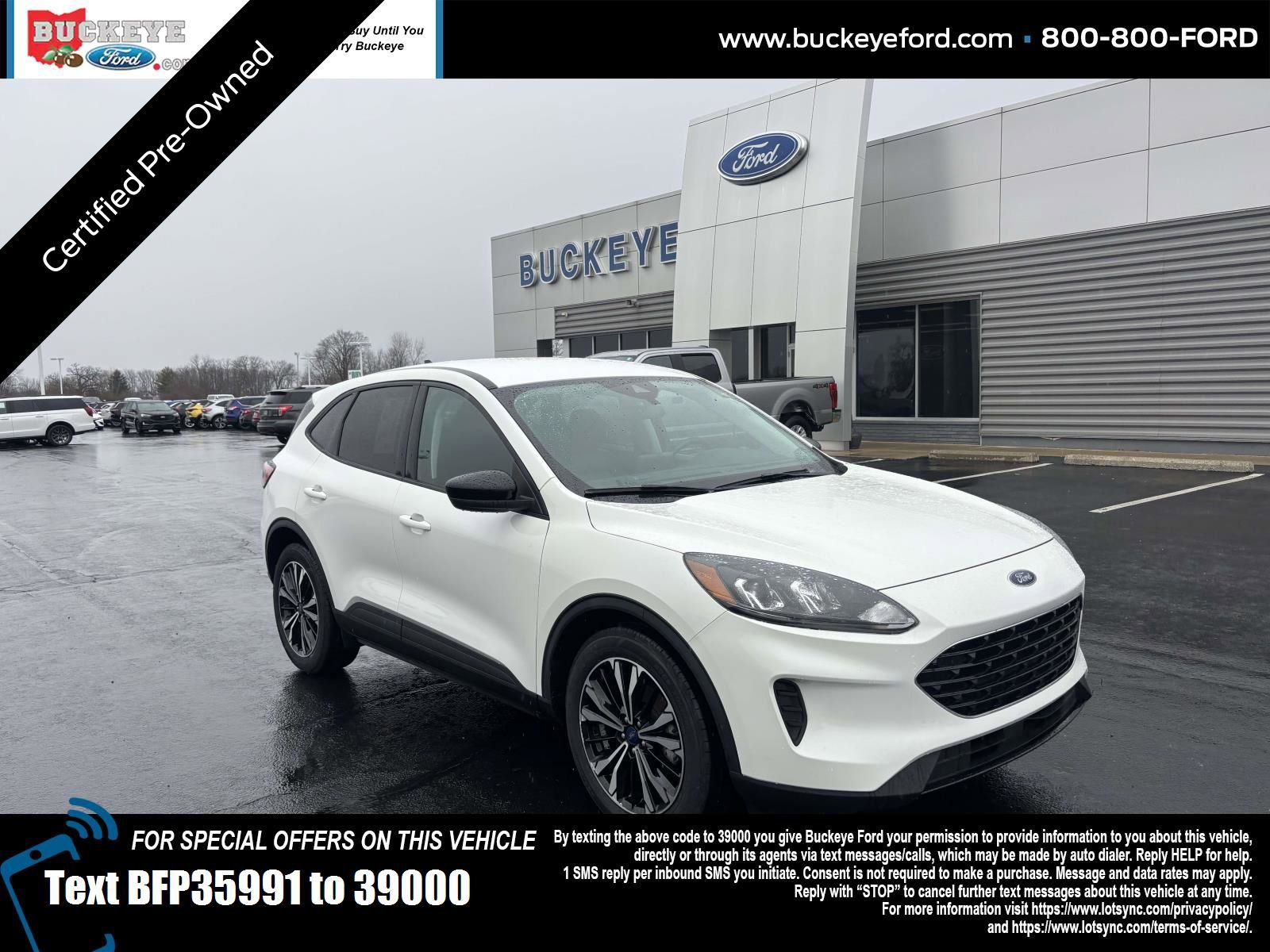 Certified 2021 Ford Escape SE w/ SE Sport Appearance Package