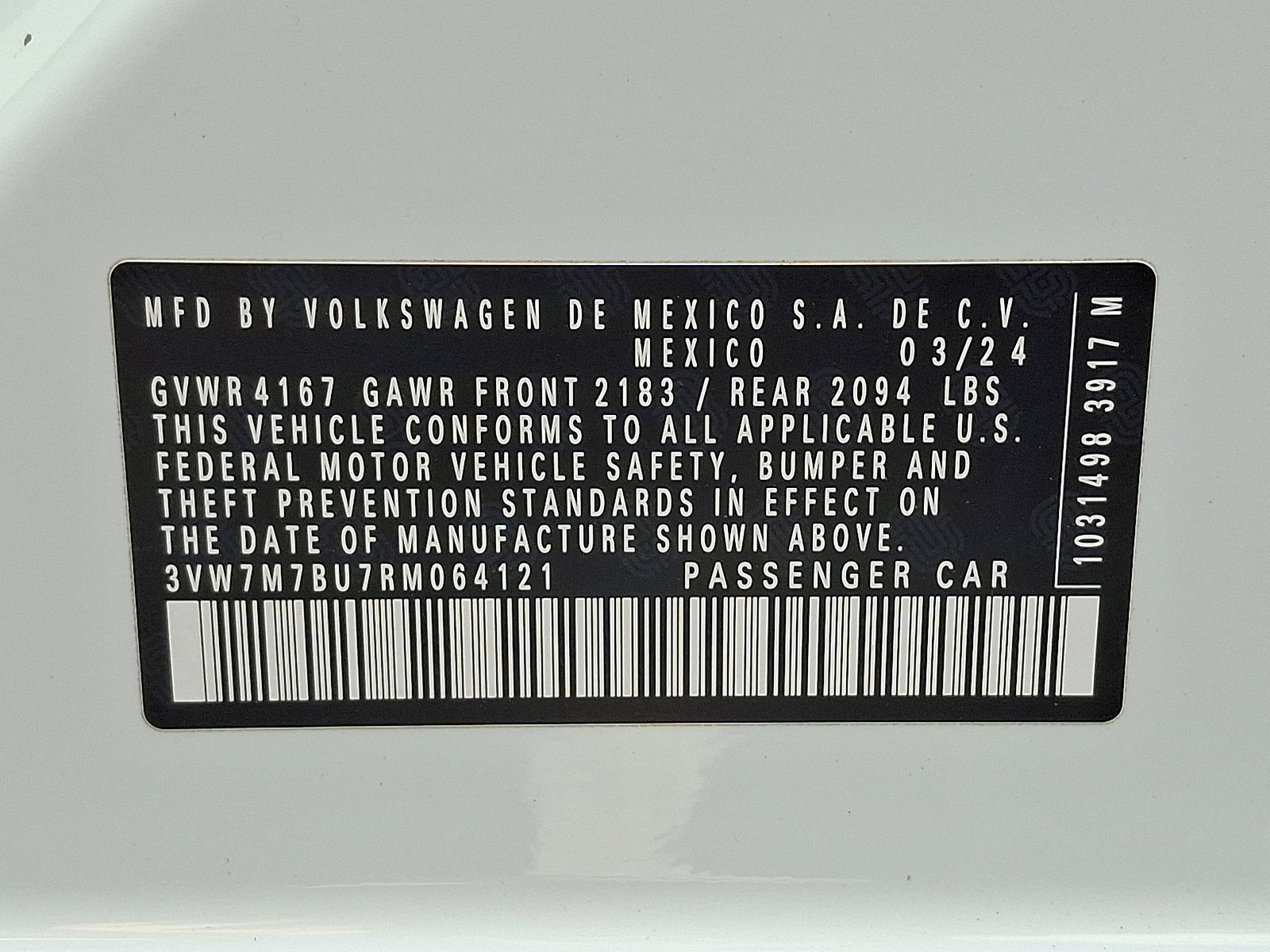 Used 2024 Volkswagen Jetta SE w/ Panoramic Sunroof Package image 28