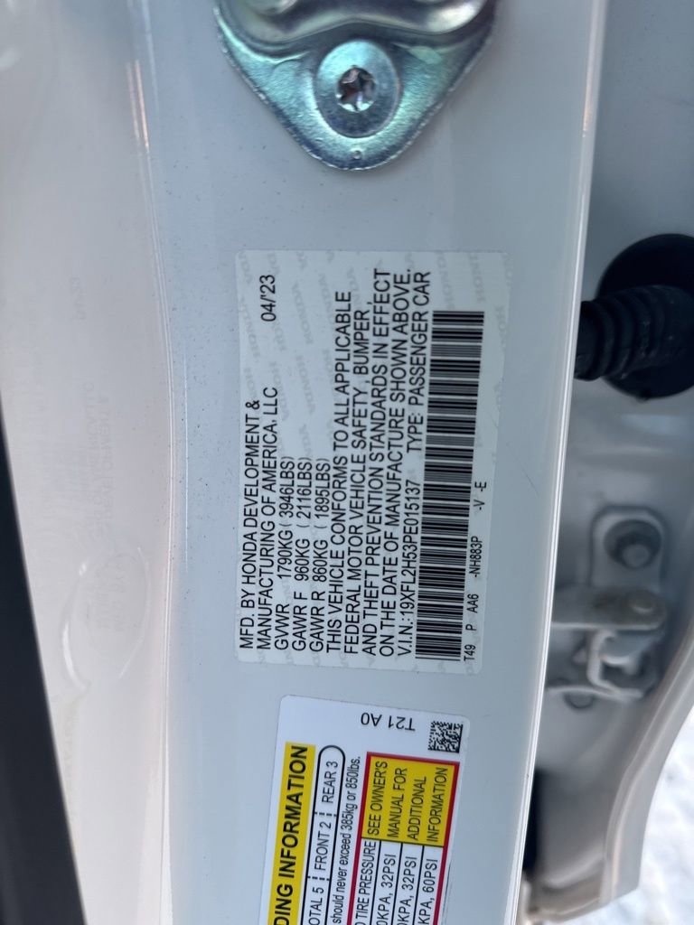 Certified 2023 Honda Civic LX image 23