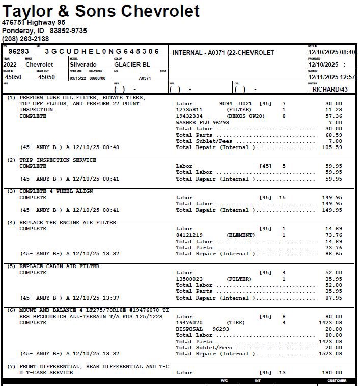 Used 2022 Chevrolet Silverado 1500 ZR2 w/ Technology Package image 47