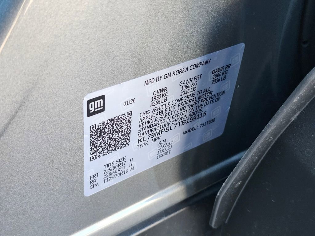 New 2026 Chevrolet TrailBlazer LT w/ LT Cold Weather Package FWD image 30