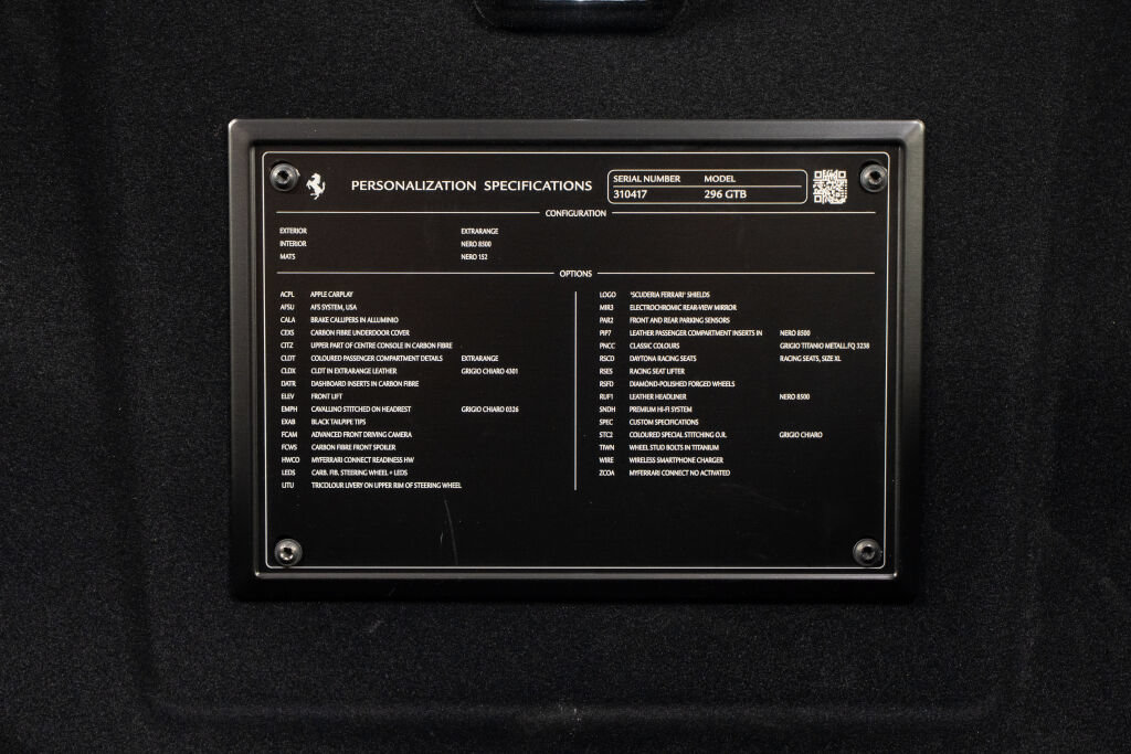 Used 2024 Ferrari 296 GTB RWD image 21