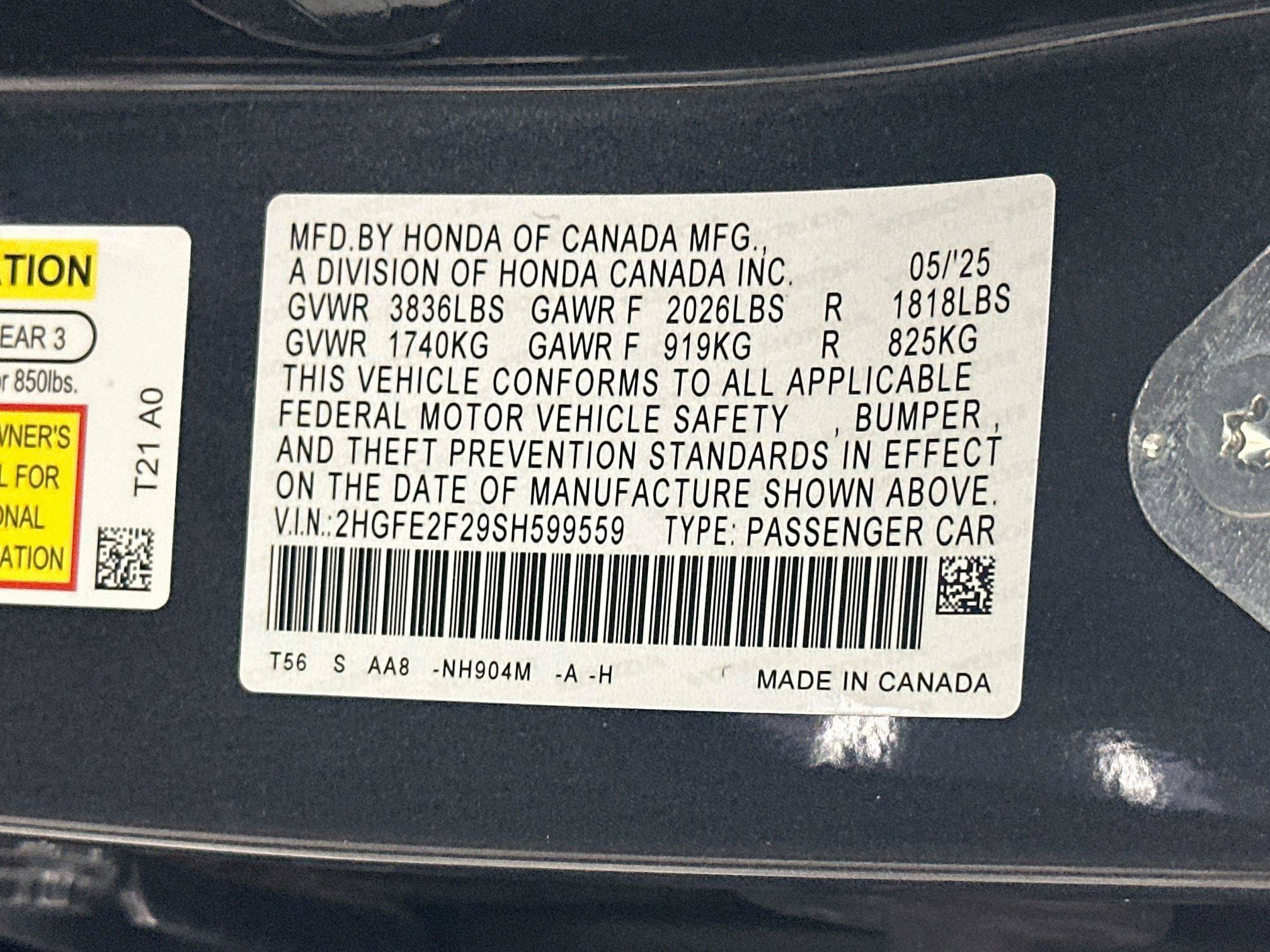 Used 2025 Honda Civic LX image 12