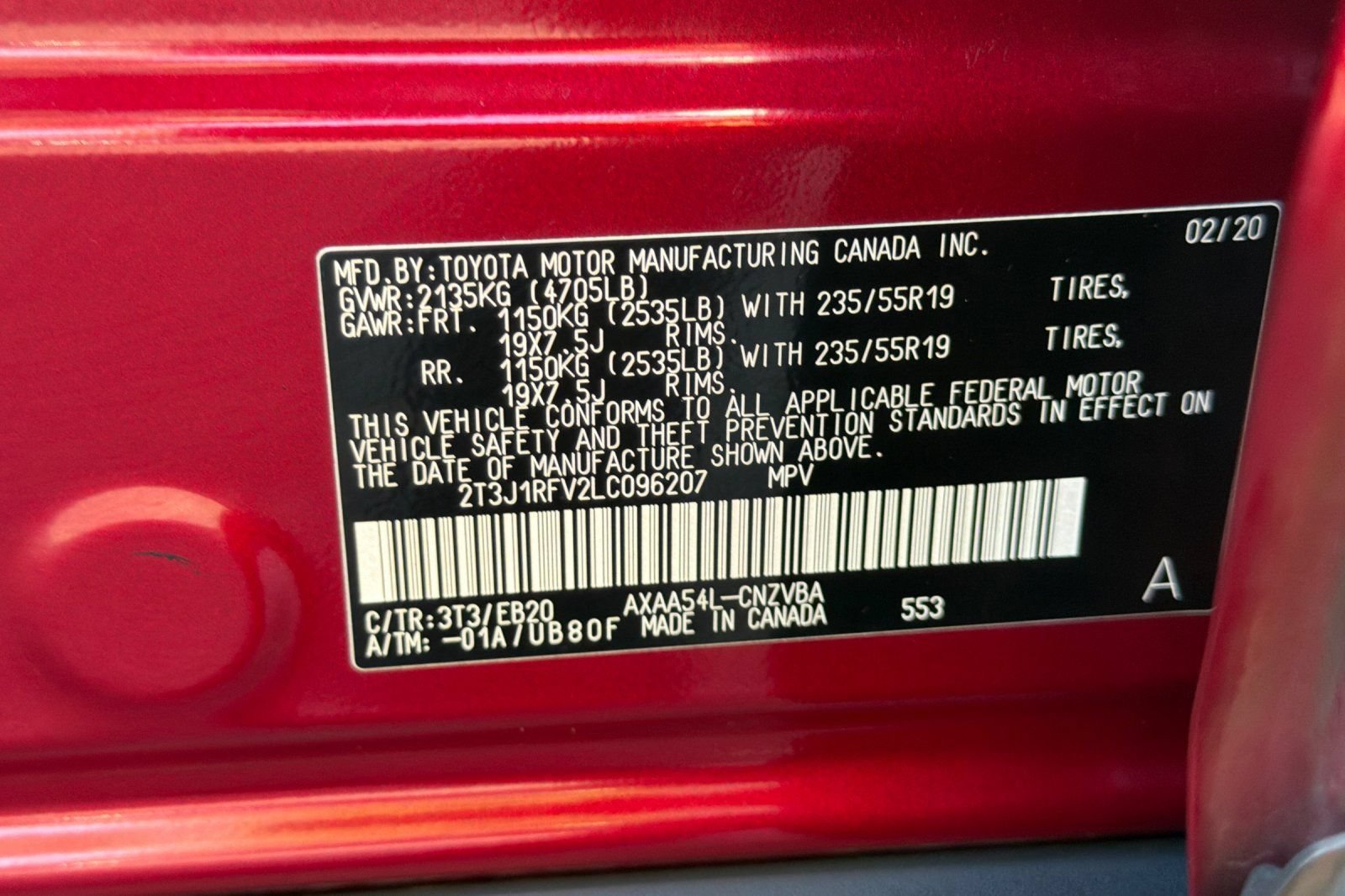 Used 2020 Toyota RAV4 Adventure w/ Carpet Mat Package AWD/4WD image 31