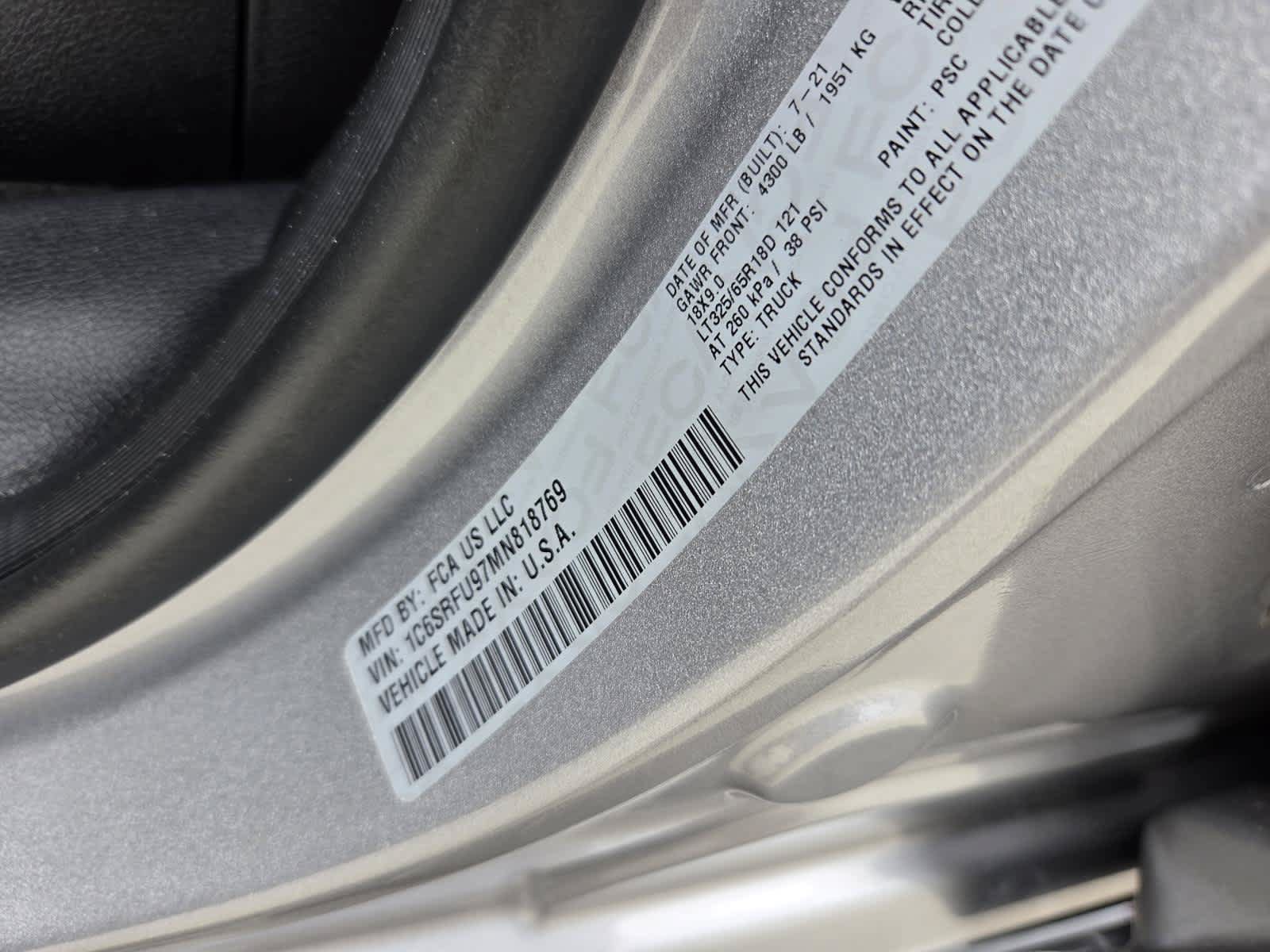 Used 2021 RAM 1500 TRX w/ TRX Level 2 Equipment Group AWD/4WD image 30